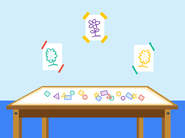 Light Table activities at daycare