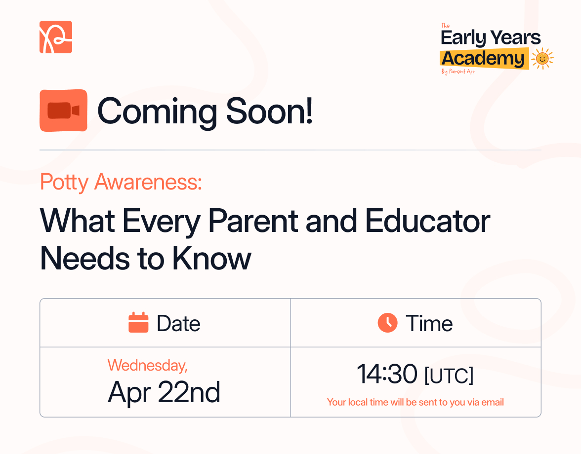 Webinar 23 - Potty Awareness_ What Every Parent and Educator Needs to Know - Coming soon